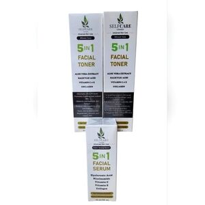 Selfcare CANADA Toner Serum Facial Lot 3 ALOE VERA EXTRACT SALICYLIC ACID